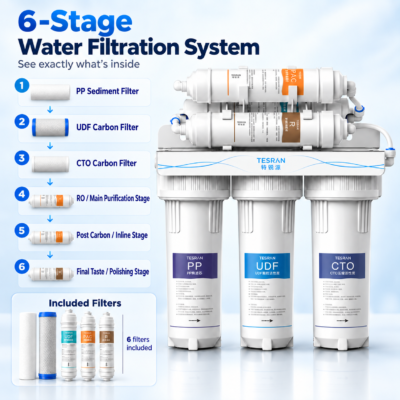 Under Sink Water Filter – 6-Stage Complete System with Tap